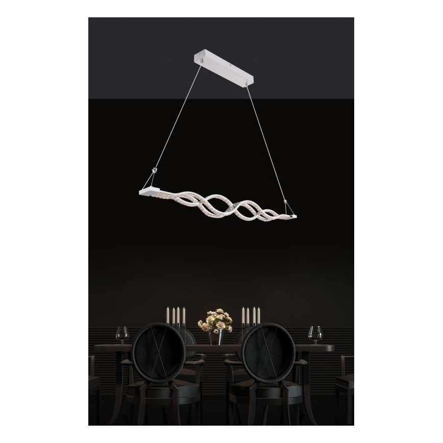 Globo - stmievateľný LED luster na lanku LED/30W/230V + diaľkové ovládanie