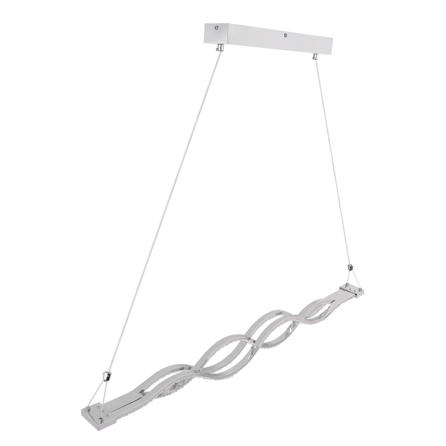 Globo 67109-30 - LED Stmievateľný krištáľový luster na lanku PILLA 1xLED/30W/230V + diaľkové ovládania