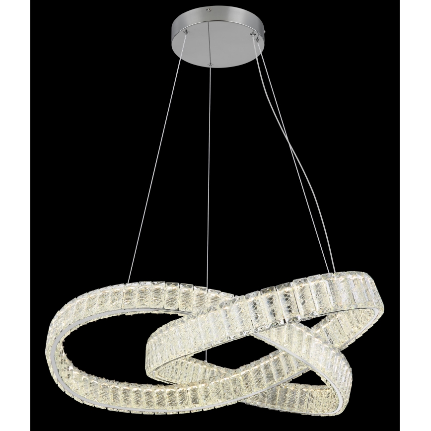 Globo - LED Stmievateľný luster na lanku LED/110W/230V 2700-6000K pr. 78 cm + diaľkové ovládanie