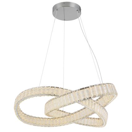 Globo - LED Stmievateľný luster na lanku LED/110W/230V 2700-6000K pr. 78 cm + diaľkové ovládanie
