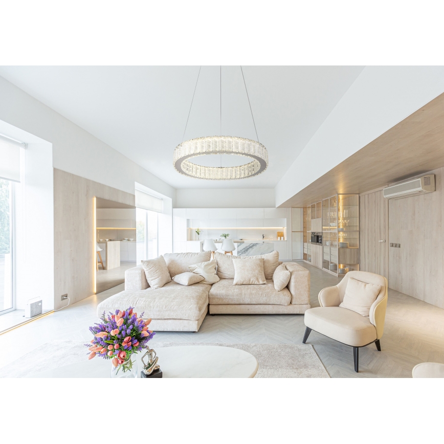 Globo - LED Stmievateľný luster na lanku LED/50W/230V 2700-6000K pr. 50 cm + diaľkové ovládanie