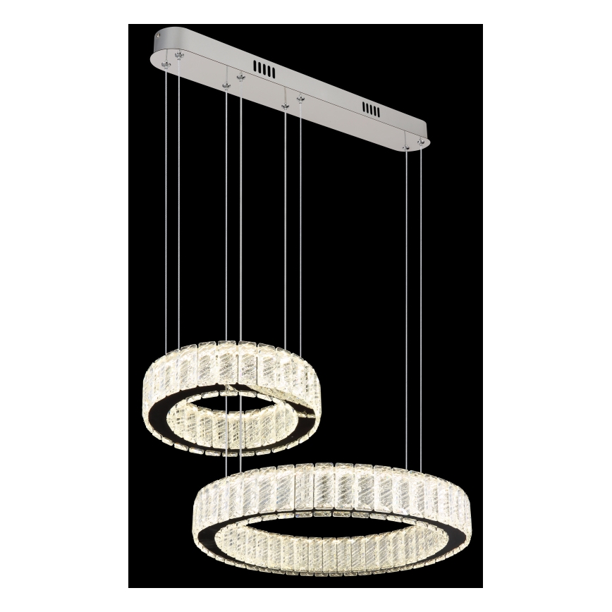 Globo - LED Stmievateľný luster na lanku LED/80W/230V 2700-6000K + diaľkové ovládanie