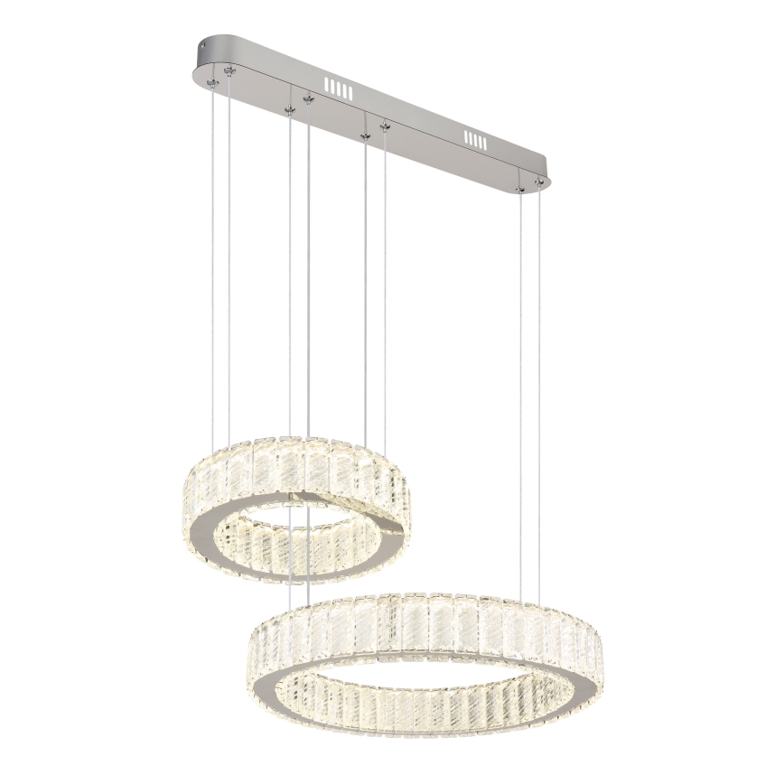 Globo - LED Stmievateľný luster na lanku LED/80W/230V 2700-6000K + diaľkové ovládanie