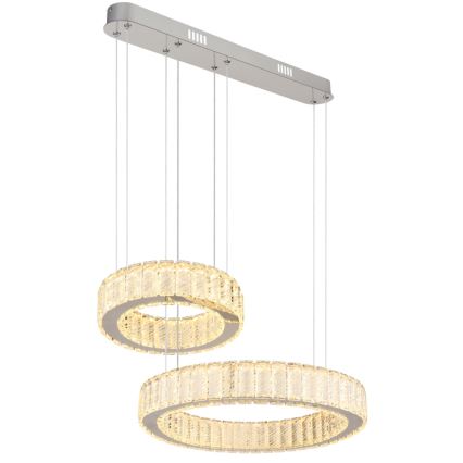 Globo - LED Stmievateľný luster na lanku LED/80W/230V 2700-6000K + diaľkové ovládanie