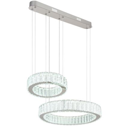 Globo - LED Stmievateľný luster na lanku LED/80W/230V 2700-6000K + diaľkové ovládanie