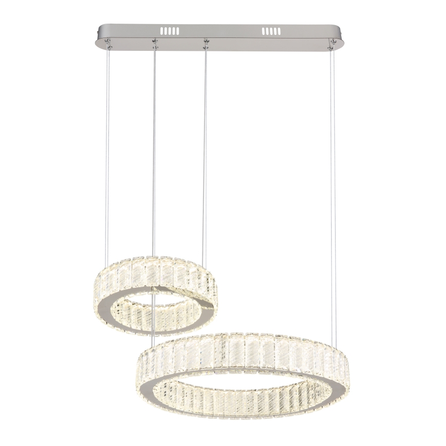 Globo - LED Stmievateľný luster na lanku LED/80W/230V 2700-6000K + diaľkové ovládanie