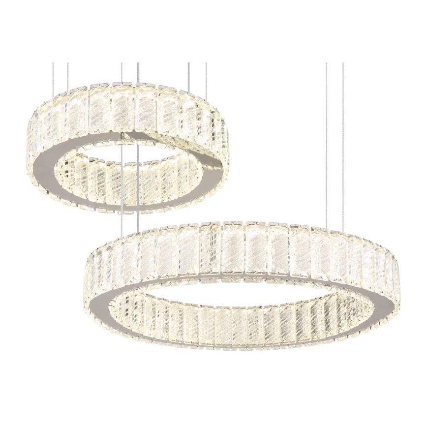 Globo - LED Stmievateľný luster na lanku LED/80W/230V 2700-6000K + diaľkové ovládanie