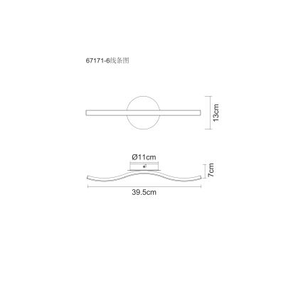 Globo - LED Stropné svietidlo LED/6W/230V