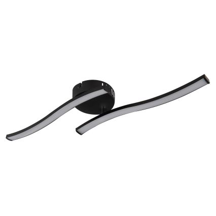 Globo - LED Prisadený luster LED/12W/230V 3000K čierna