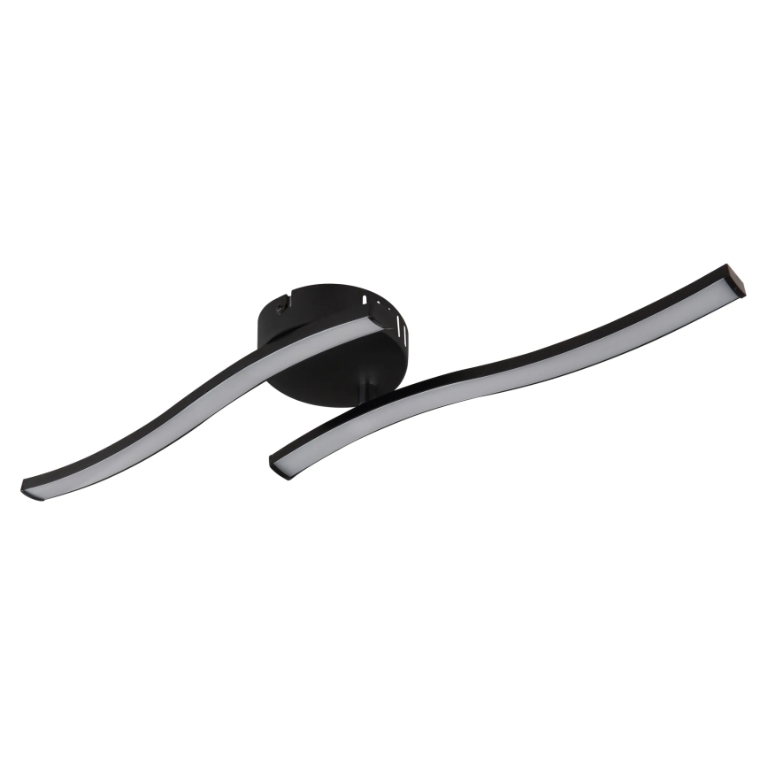 Globo - LED Prisadený luster LED/12W/230V 3000K čierna