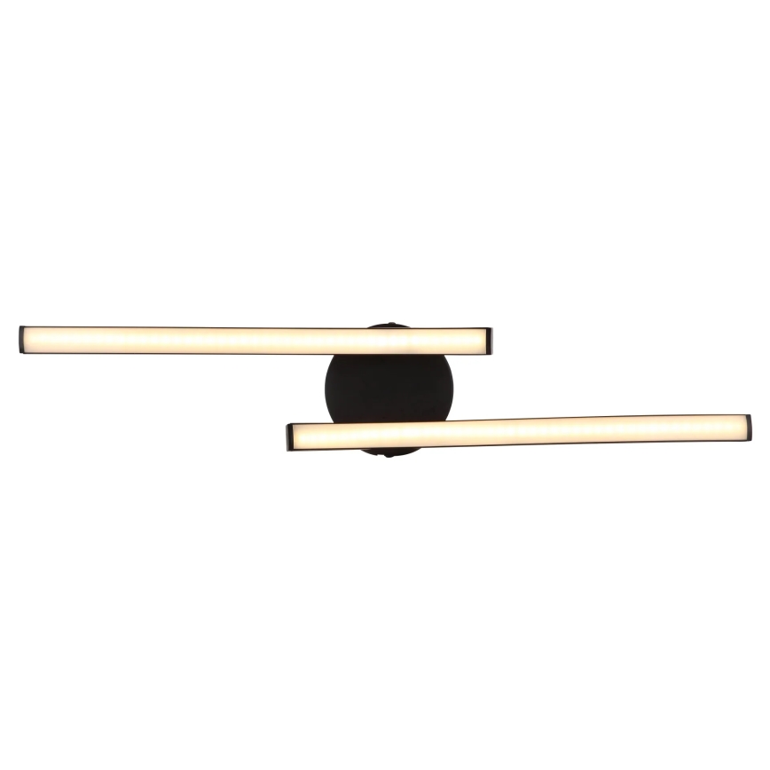 Globo - LED Prisadený luster LED/12W/230V 3000K čierna