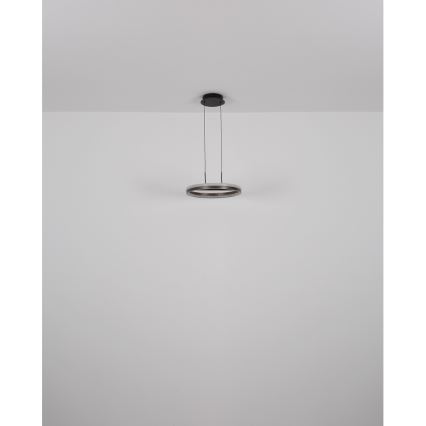 Globo - LED Luster na lanku LED/40W/230V 3000/4000/6000K pr. 39,7 cm hnedá