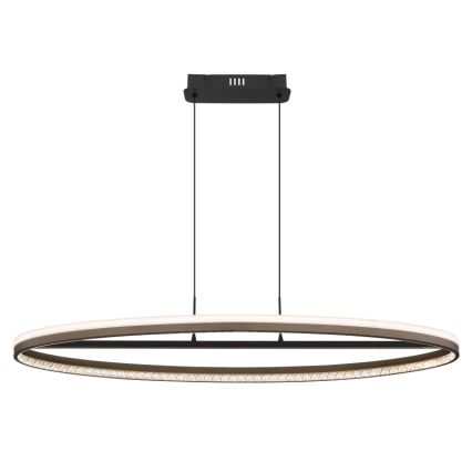 Globo - LED Luster na lanku LED/60W/230V 3000/4000/6000K hnedá