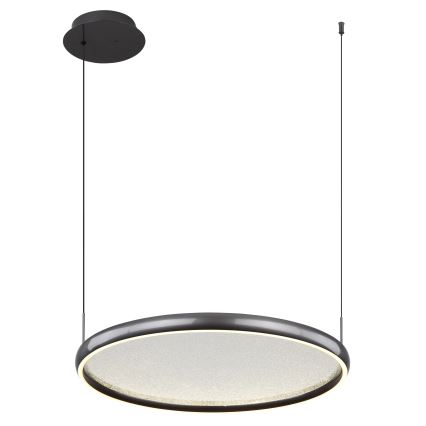 Globo - LED Stmievateľný luster na lanku LED/36W/230V 2700-6000K čierna + diaľkové ovládanie