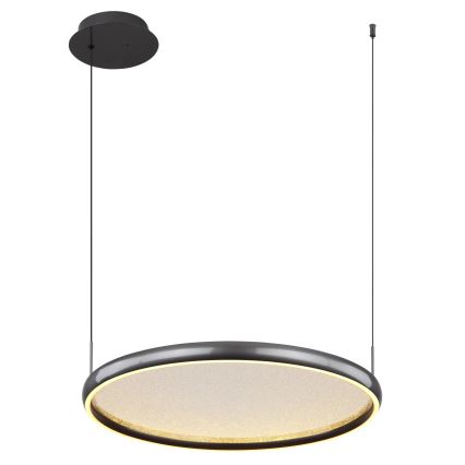 Globo - LED Stmievateľný luster na lanku LED/36W/230V 2700-6000K čierna + diaľkové ovládanie