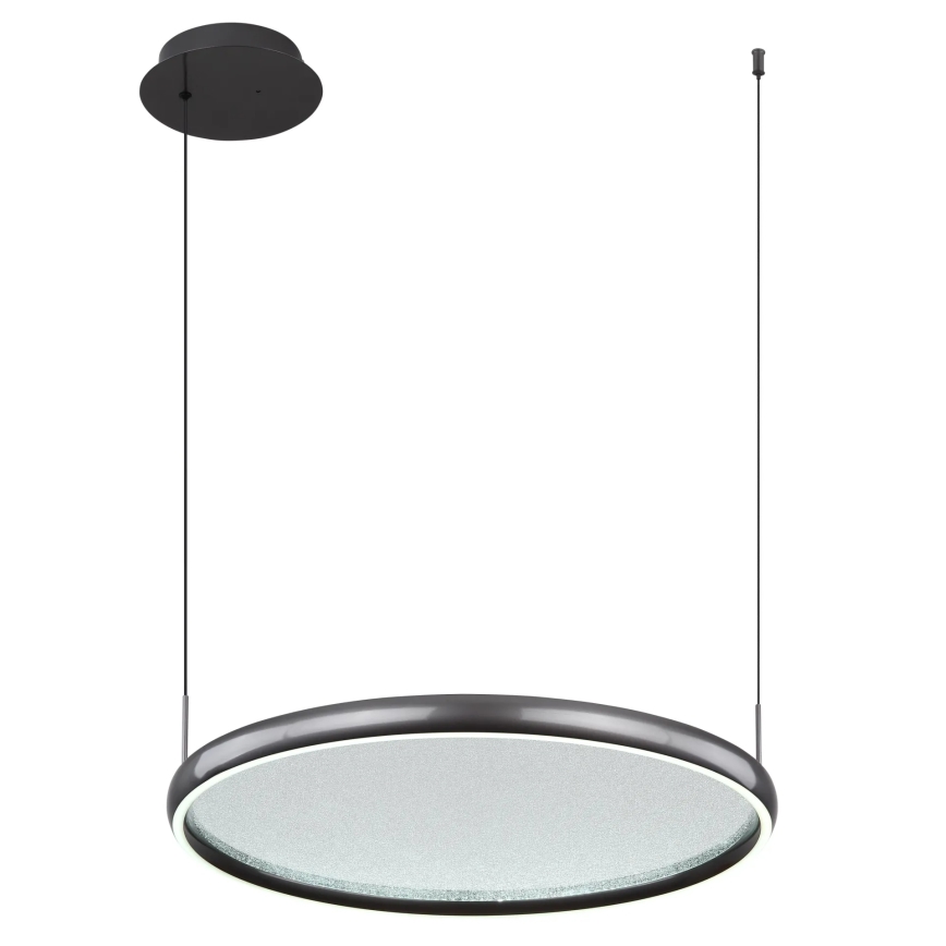 Globo - LED Stmievateľný luster na lanku LED/36W/230V 2700-6000K čierna + diaľkové ovládanie