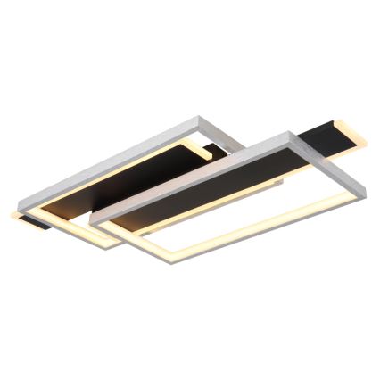 Globo - LED Stropné svietidlo LED/40W/230V 62x27 cm matný chróm/čierna