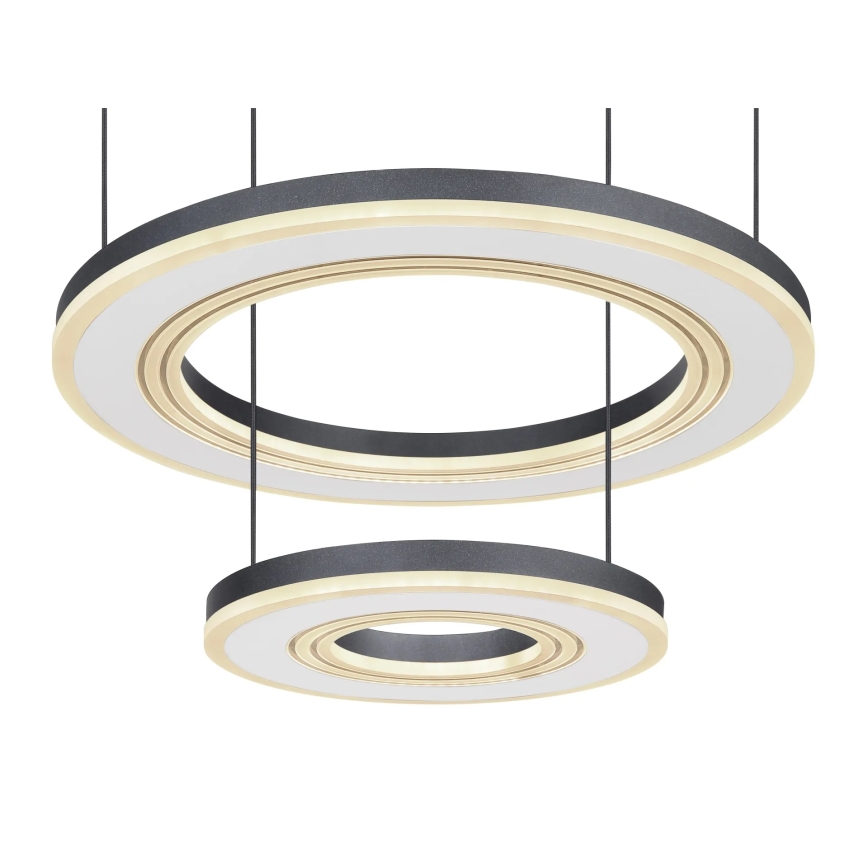 Globo - LED Stmievateľný luster na lanku LED/50W/230V 2700-6000K pr. 50 cm čierna + diaľkové ovládanie
