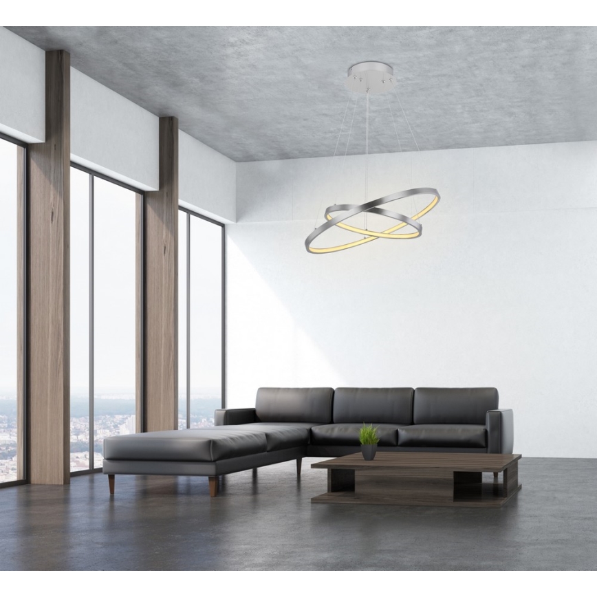 Globo - LED Stmievateľný luster na lanku 2xLED/21W/230V