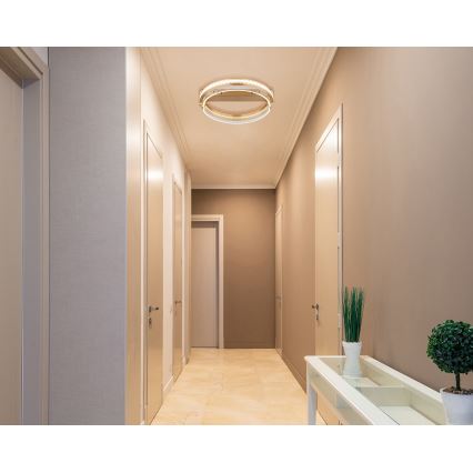 Globo - LED Stmievateľné krištáľové stropné svietidlo LED/36W/230V 2700K-6000K + diaľkové ovládanie