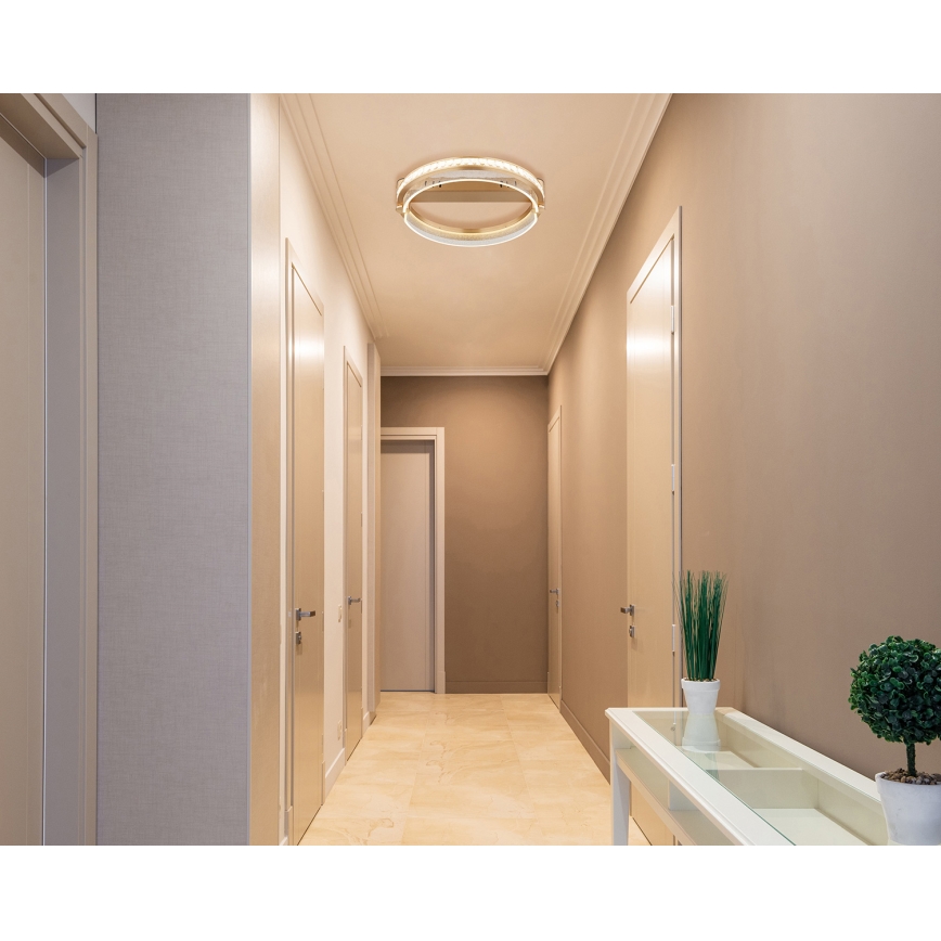 Globo - LED Stmievateľné krištáľové stropné svietidlo LED/36W/230V 2700K-6000K + diaľkové ovládanie