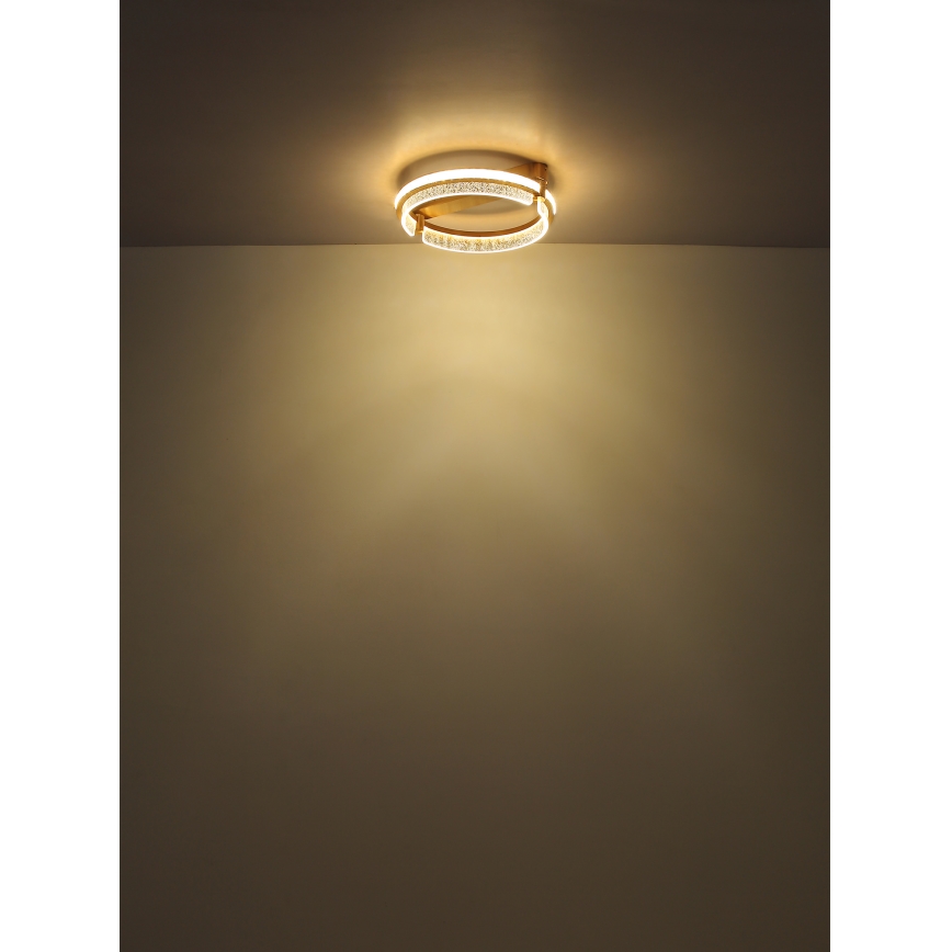 Globo - LED Stmievateľné krištáľové stropné svietidlo LED/36W/230V 2700K-6000K + diaľkové ovládanie