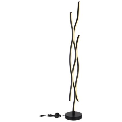 Globo - LED Stojacia lampa LED/28W/230V 3000K čierna