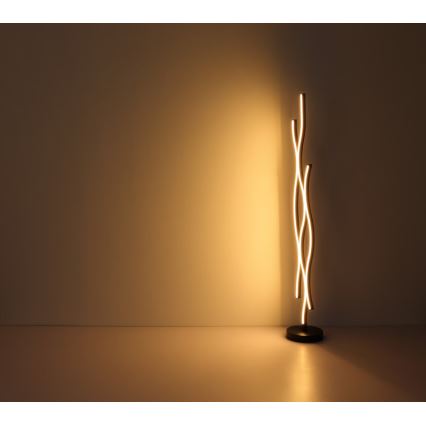 Globo - LED Stojacia lampa LED/28W/230V 3000K čierna