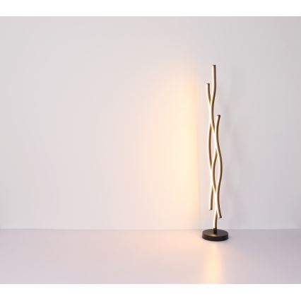 Globo - LED Stojacia lampa LED/28W/230V 3000K čierna