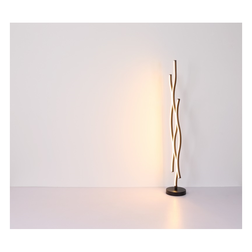 Globo - LED Stojacia lampa LED/28W/230V 3000K čierna