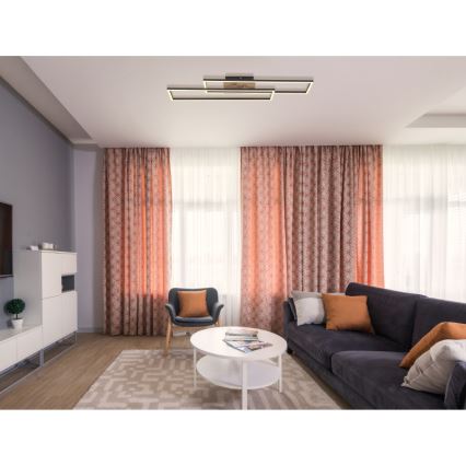 Globo - LED Stropné svietidlo LED/30W/230V 3000K 60x80 cm čierna