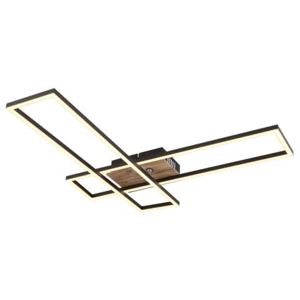 Globo - LED Stropné svietidlo LED/30W/230V 3000K 60x80 cm čierna