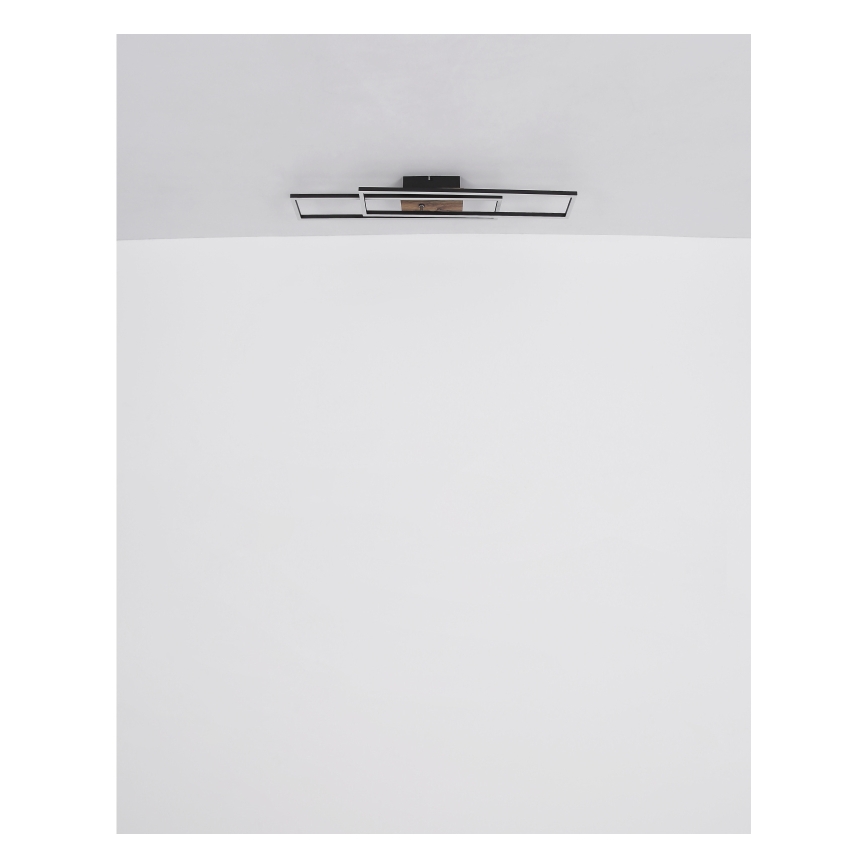 Globo - LED Stropné svietidlo LED/30W/230V 3000K 60x80 cm čierna