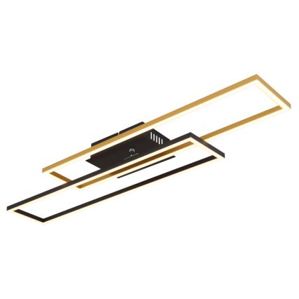 Globo - LED Stropné svietidlo LED/30W/230V 3000K 60x80 cm čierna/zlatá