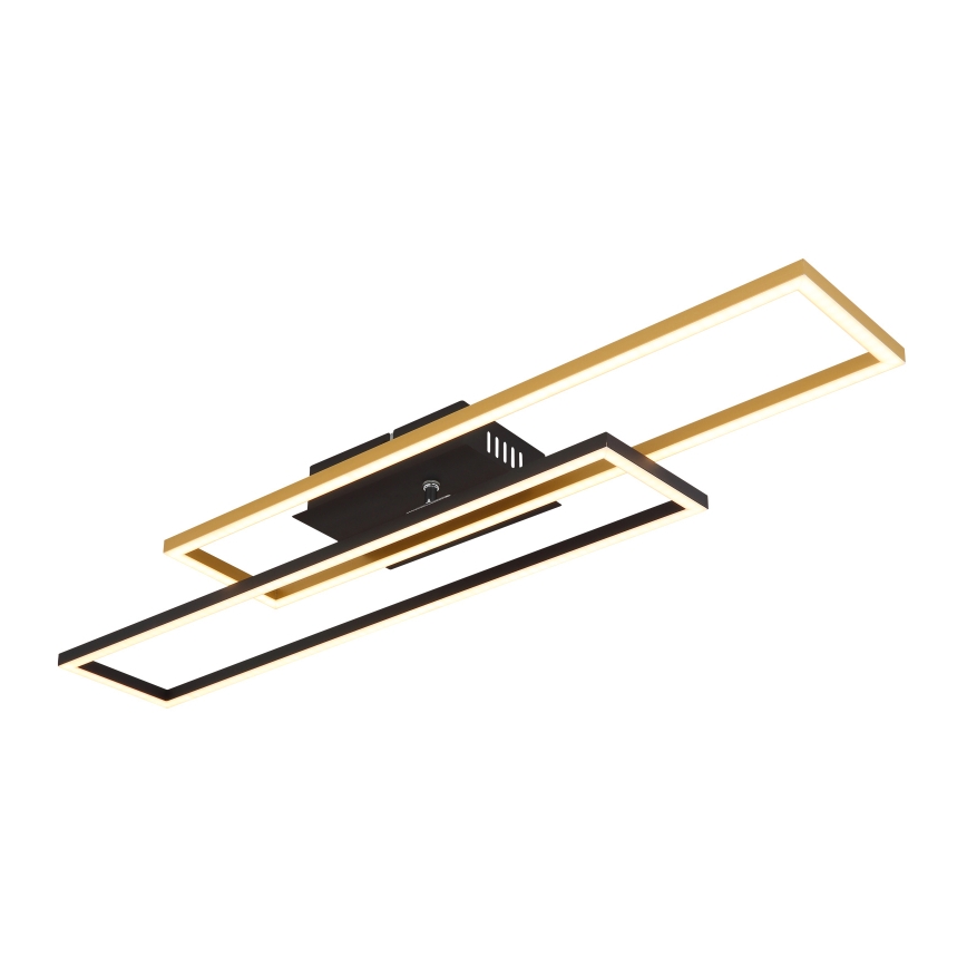 Globo - LED Stropné svietidlo LED/30W/230V 3000K 60x80 cm čierna/zlatá