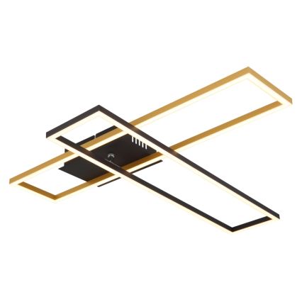 Globo - LED Stropné svietidlo LED/30W/230V 3000K 60x80 cm čierna/zlatá