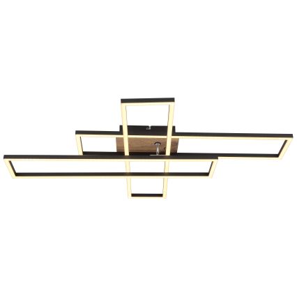 Globo - LED Stropné svietidlo LED/40W/230V 3000K 60x80 cm čierna