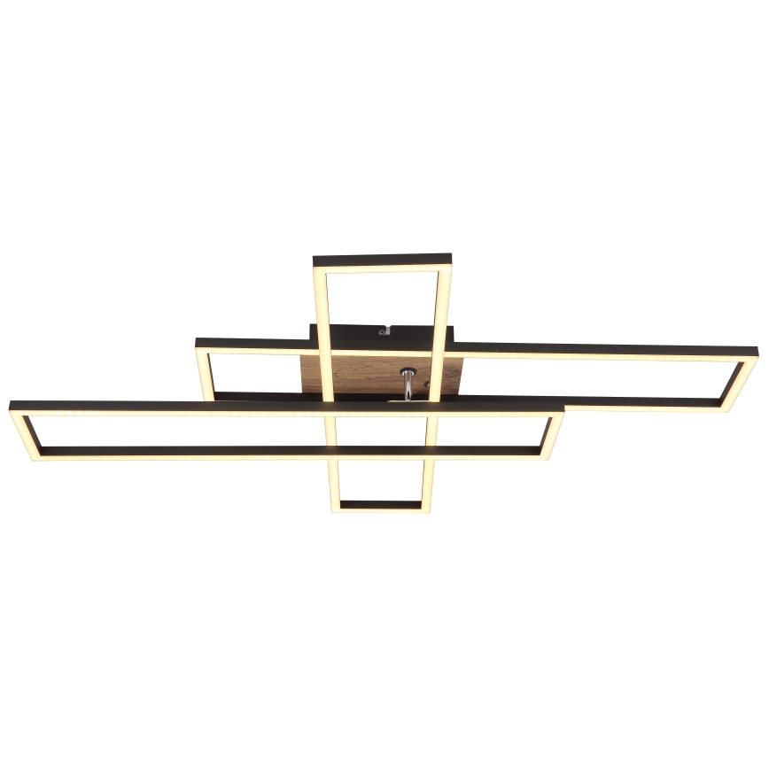 Globo - LED Stropné svietidlo LED/40W/230V 3000K 60x80 cm čierna