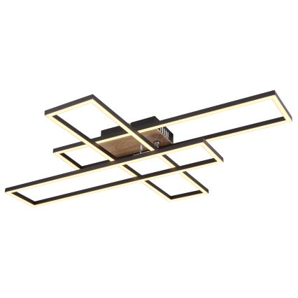 Globo - LED Stropné svietidlo LED/40W/230V 3000K 60x80 cm čierna