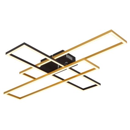 Globo - LED Stropné svietidlo LED/40W/230V 3000K 60x80 cm čierna/zlatá