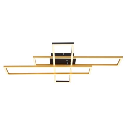 Globo - LED Stropné svietidlo LED/40W/230V 3000K 60x80 cm čierna/zlatá