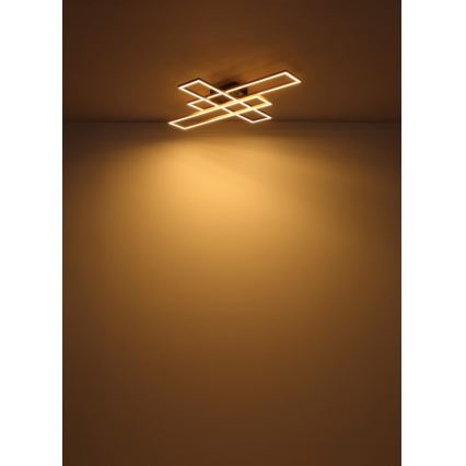 Globo - LED Stropné svietidlo LED/40W/230V 3000K 60x80 cm čierna/zlatá