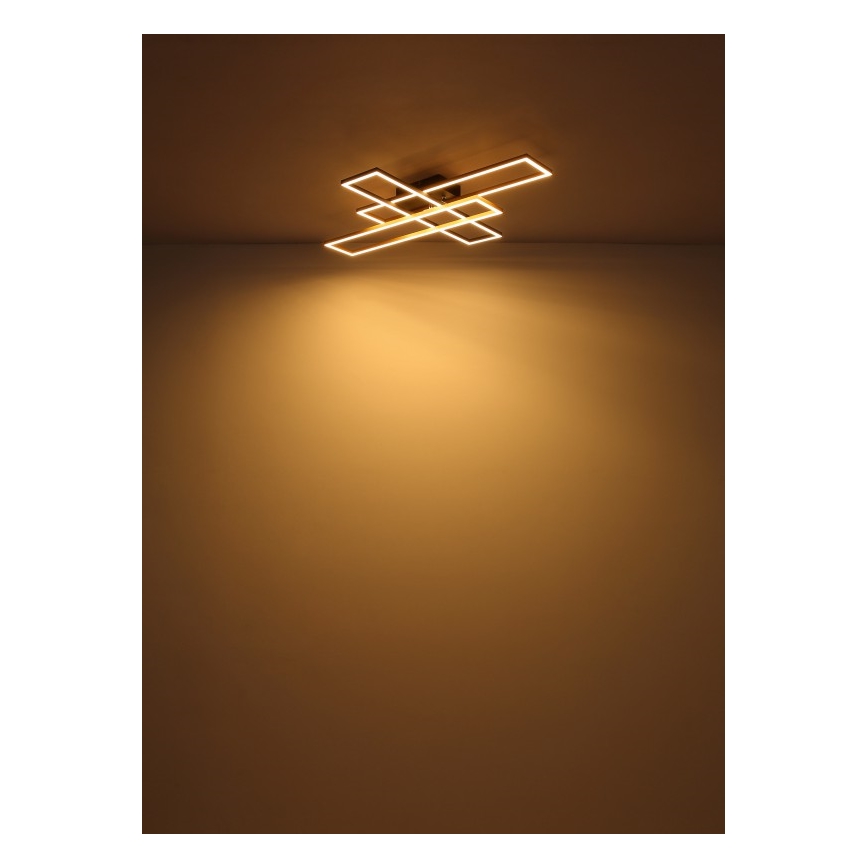 Globo - LED Stropné svietidlo LED/40W/230V 3000K 60x80 cm čierna/zlatá