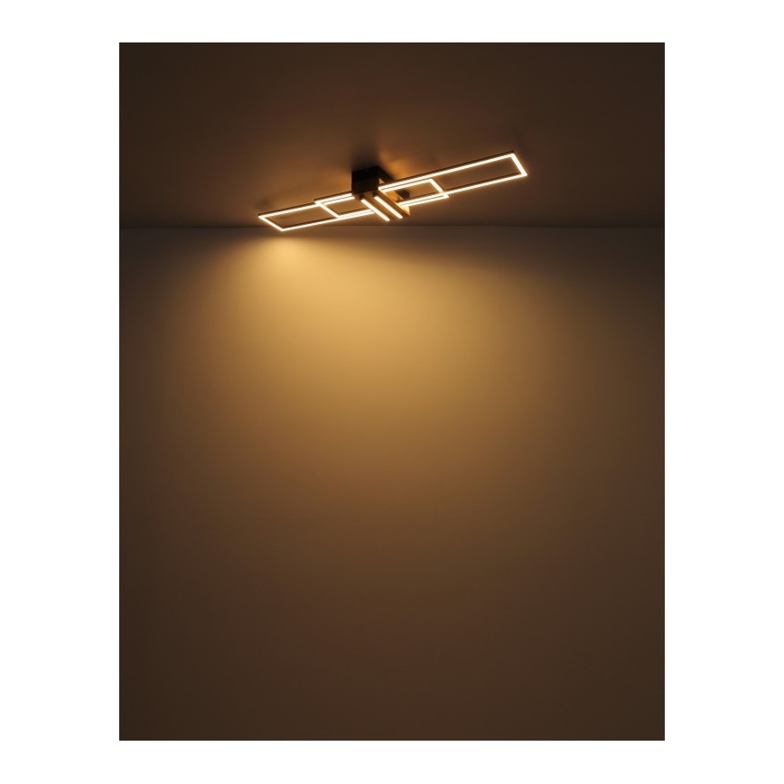 Globo - LED Stropné svietidlo LED/40W/230V 3000K 25x100 cm čierna
