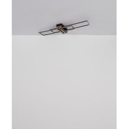 Globo - LED Stropné svietidlo LED/40W/230V 3000K 25x100 cm čierna