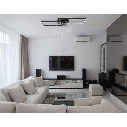 Globo - LED stmievateľné stropné svietidlo s ventilátorom LED/38W/230V 3000-6500K + diaľkové ovládanie