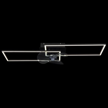 Globo - LED stmievateľné stropné svietidlo s ventilátorom LED/38W/230V 3000-6500K + diaľkové ovládanie