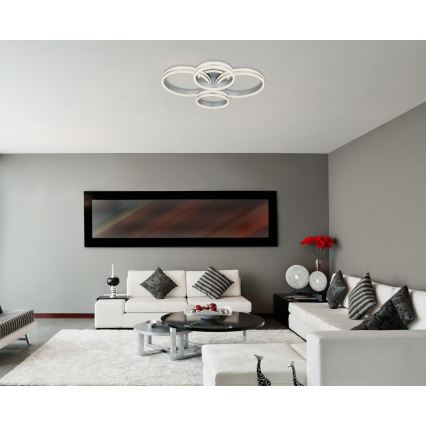 Globo - LED Stmievateľné stropné svietidlo LED/90W/230V 2700-6000K 68x85 cm + diaľkové ovládanie