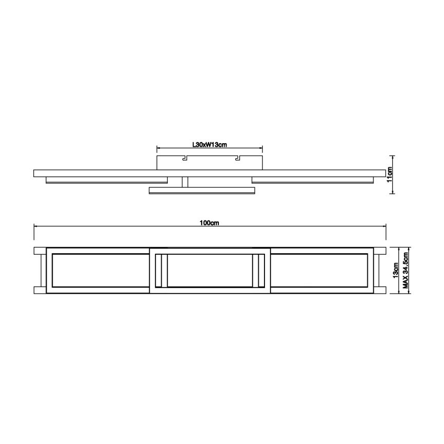 Globo - LED Stmievateľné stropné svietidlo LED/30W/230V 2700-6500K + diaľkové ovládanie