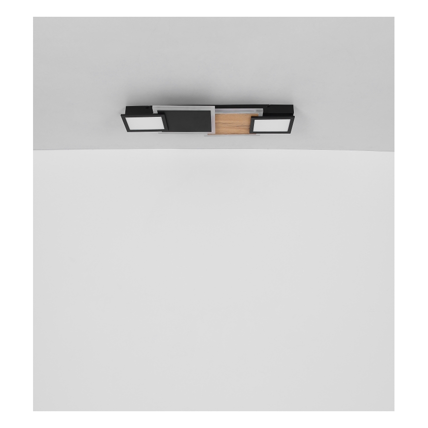 Globo 67279-30 - LED stropné svietidlo CAROLINE LED/30W/230V 25x71,5 cm béžová/čierna